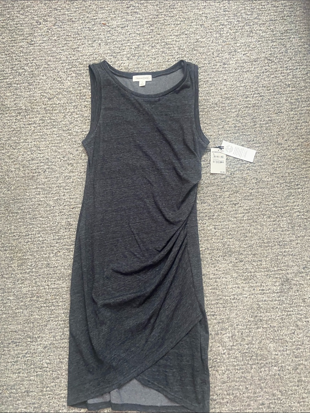 Treasure and Bond Midi ruched Dress - Picture 1 of 5